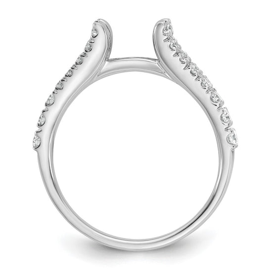 Peg Set Diamond Semi-mount Engagement Rings