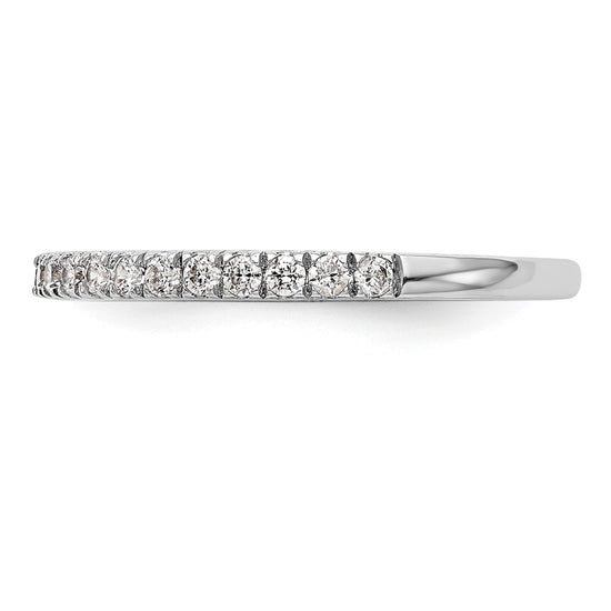 14k White Gold 1/3 carat Diamond Complete Wedding Band