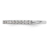 14k White Gold 1/3 carat Diamond Complete Wedding Band