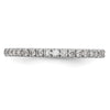 14k White Gold 1/3 carat Diamond Complete Wedding Band