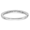 14k White Gold 1/3 carat Diamond Complete Wedding Band
