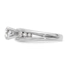 Peg Set Diamond Semi-mount Engagement Rings