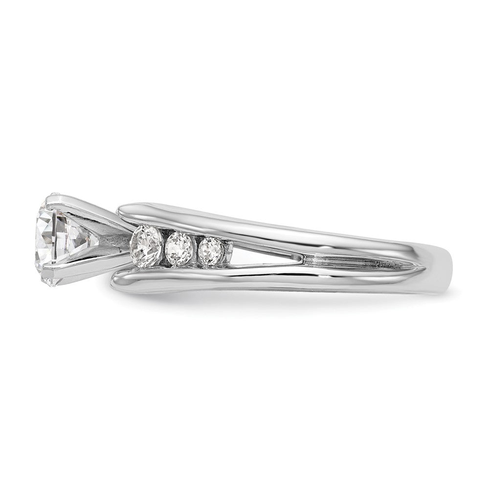Peg Set Diamond Semi-mount Engagement Rings
