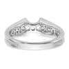 Peg Set Diamond Semi-mount Engagement Rings