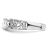 Peg Set Diamond Semi-mount Engagement Rings