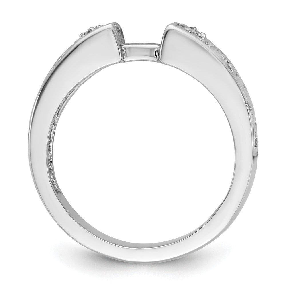 Peg Set Diamond Semi-mount Engagement Rings