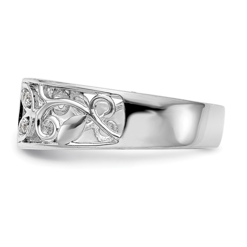Peg Set Diamond Semi-mount Engagement Rings