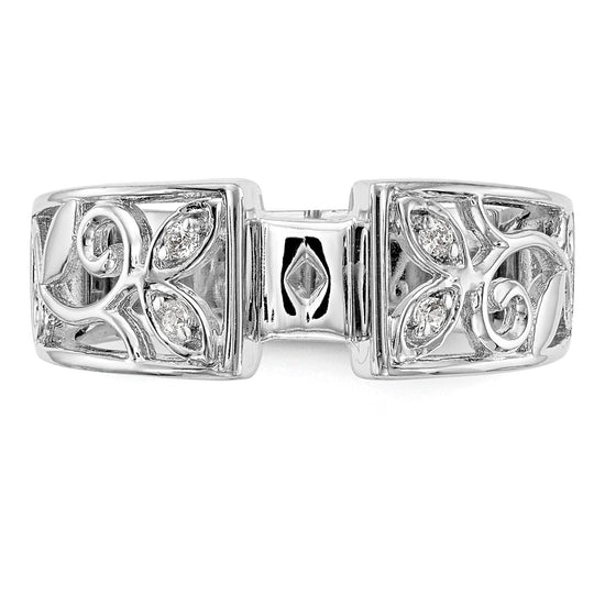 Peg Set Diamond Semi-mount Engagement Rings