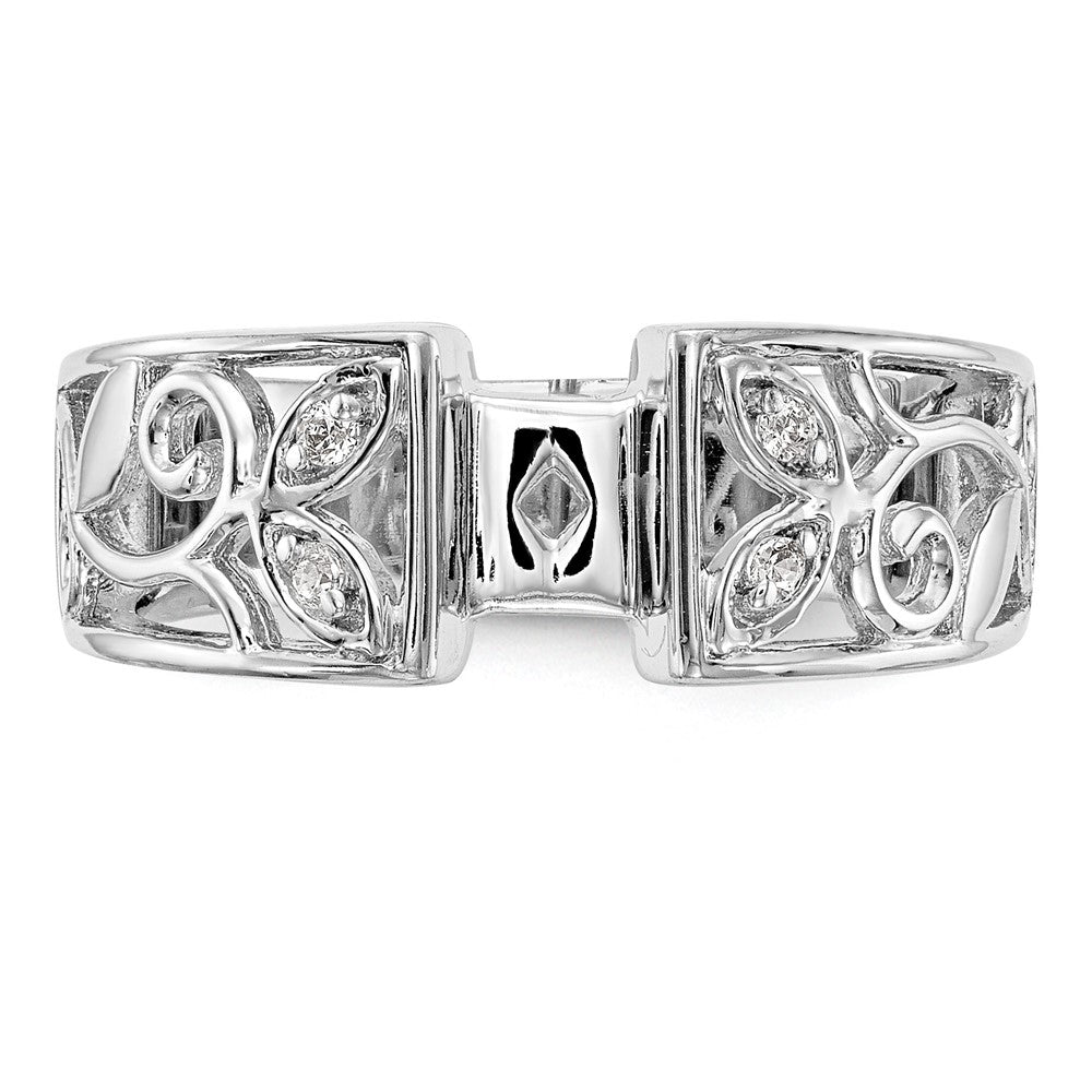 Peg Set Diamond Semi-mount Engagement Rings