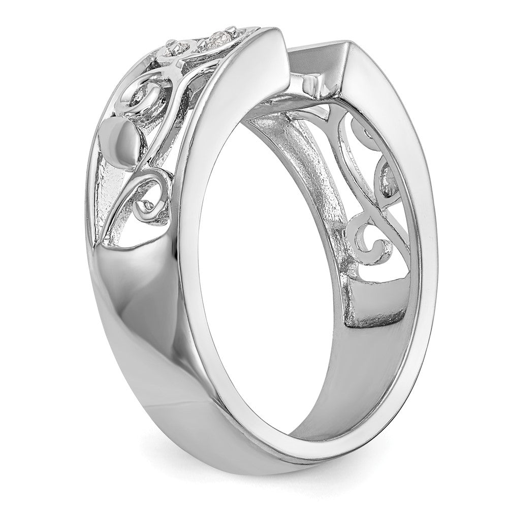 Peg Set Diamond Semi-mount Engagement Rings