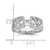Peg Set Diamond Semi-mount Engagement Rings