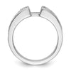 Peg Set Diamond Semi-mount Engagement Rings