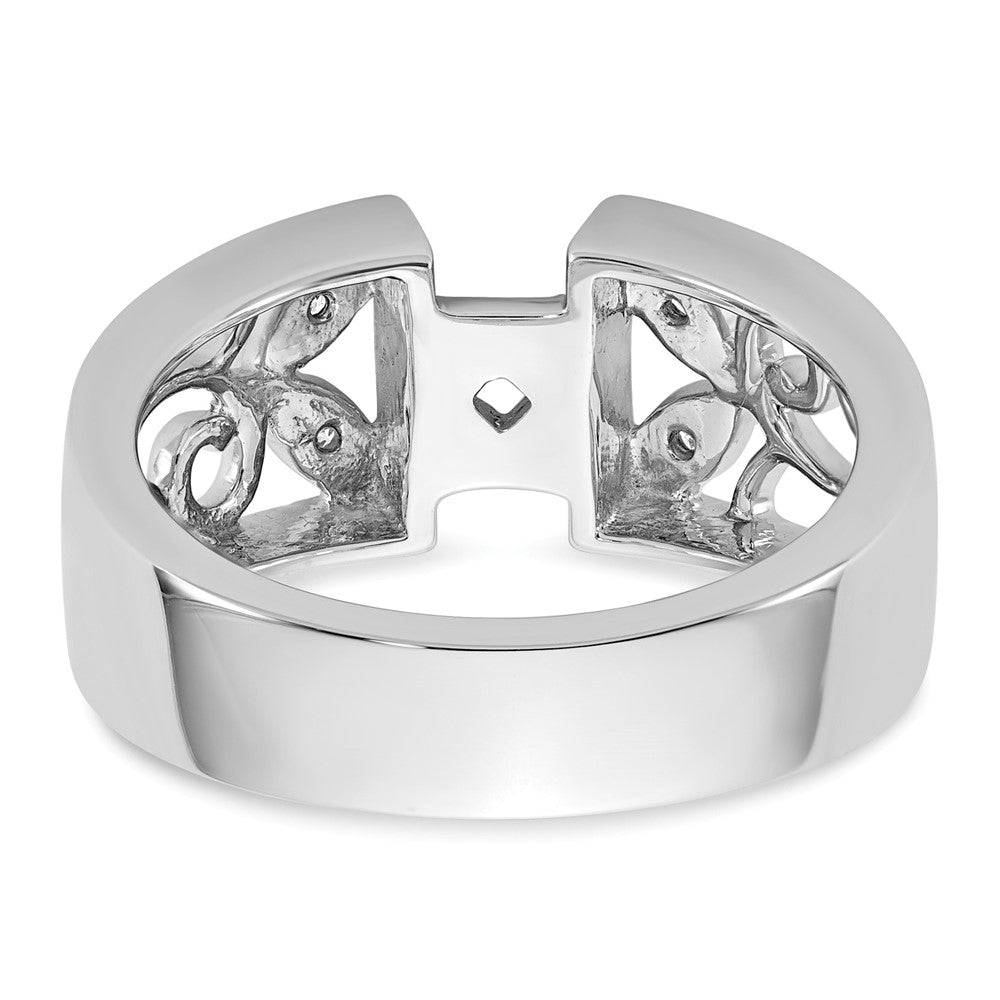 Peg Set Diamond Semi-mount Engagement Rings
