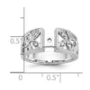 Peg Set Diamond Semi-mount Engagement Rings