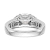 Diamond Semi-mount Engagement Rings