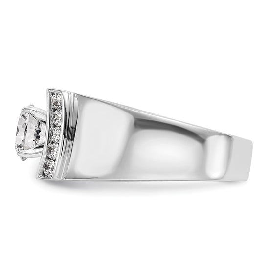 Peg Set Diamond Semi-mount Engagement Rings