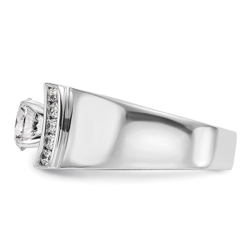 Peg Set Diamond Semi-mount Engagement Rings