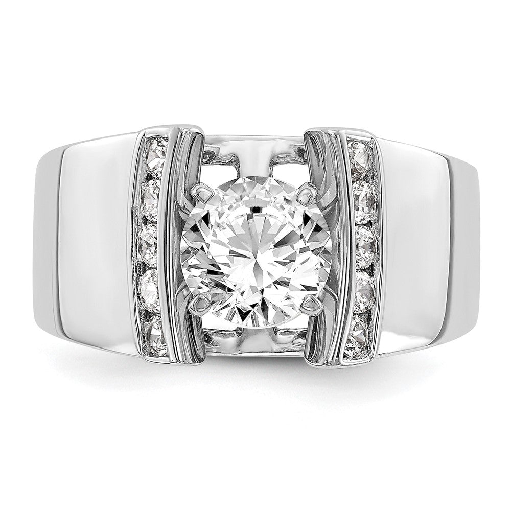 Peg Set Diamond Semi-mount Engagement Rings