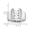 Peg Set Diamond Semi-mount Engagement Rings