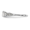 Peg Set Diamond Semi-mount Engagement Rings
