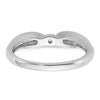 Peg Set Diamond Semi-mount Engagement Rings
