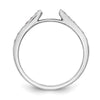 Peg Set Diamond Semi-mount Engagement Rings