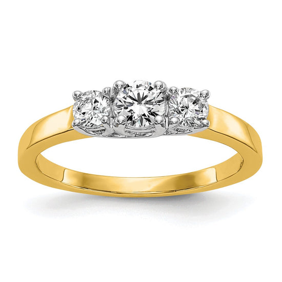 3 Stone Diamond Engagement Rings