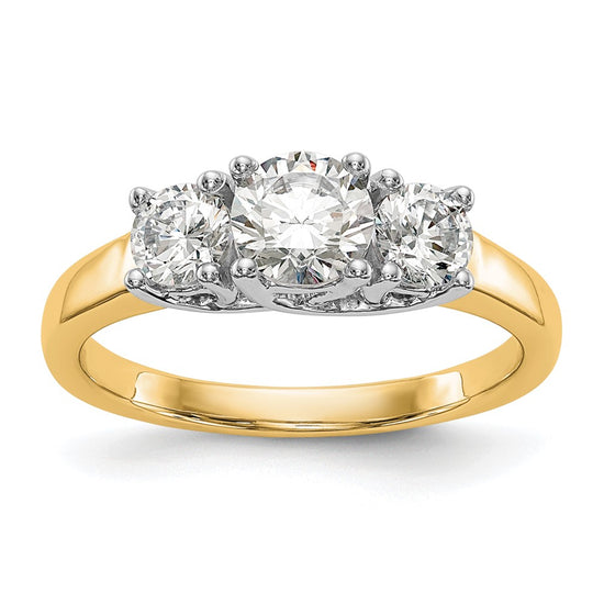 3 Stone Diamond Engagement Rings