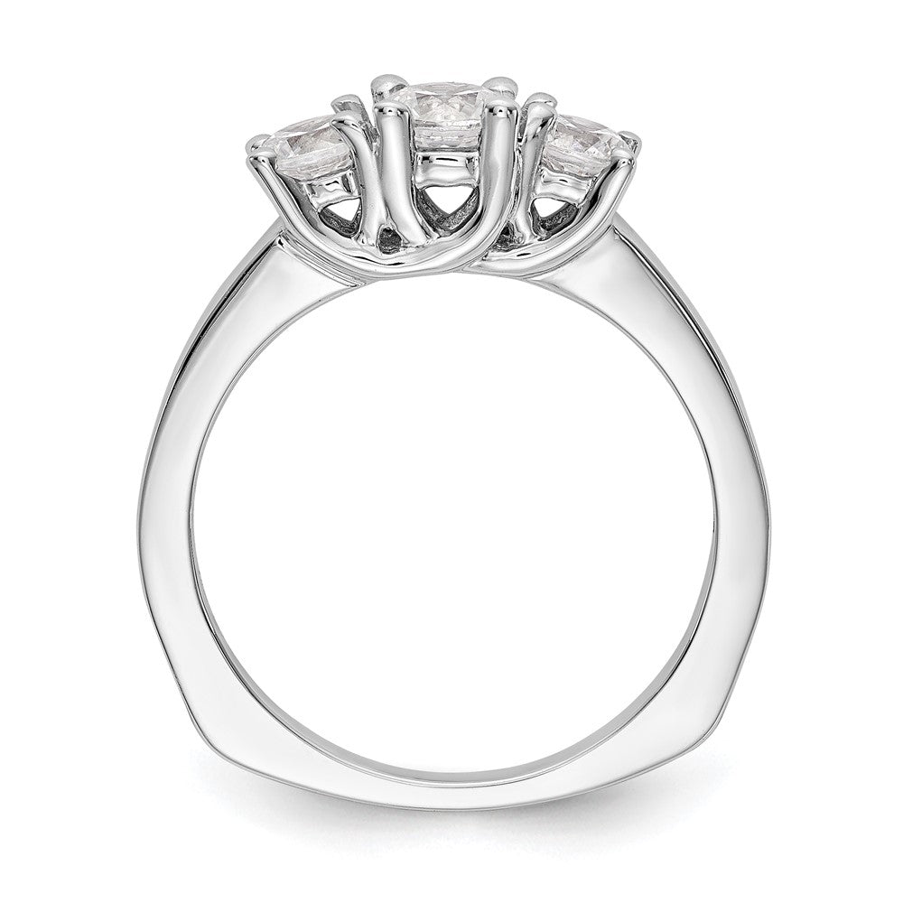 3 Stone Semi-Mount Engagement Rings