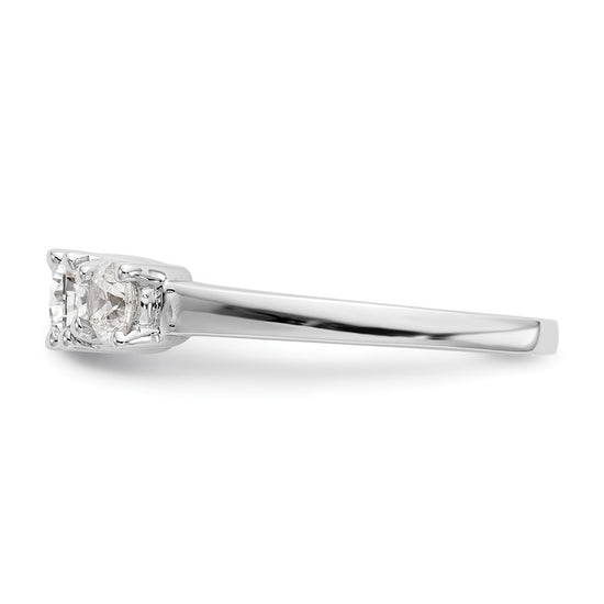 3 Stone Semi-Mount Engagement Rings