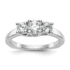 3 Stone Semi-Mount Engagement Rings