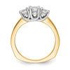 3 Stone Semi-Mount Engagement Rings