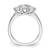 3 Stone Semi-Mount Engagement Rings