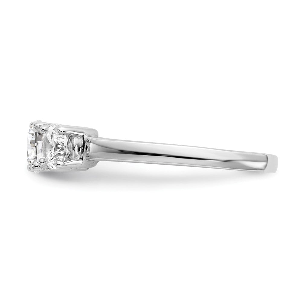 3 Stone Semi-Mount Engagement Rings