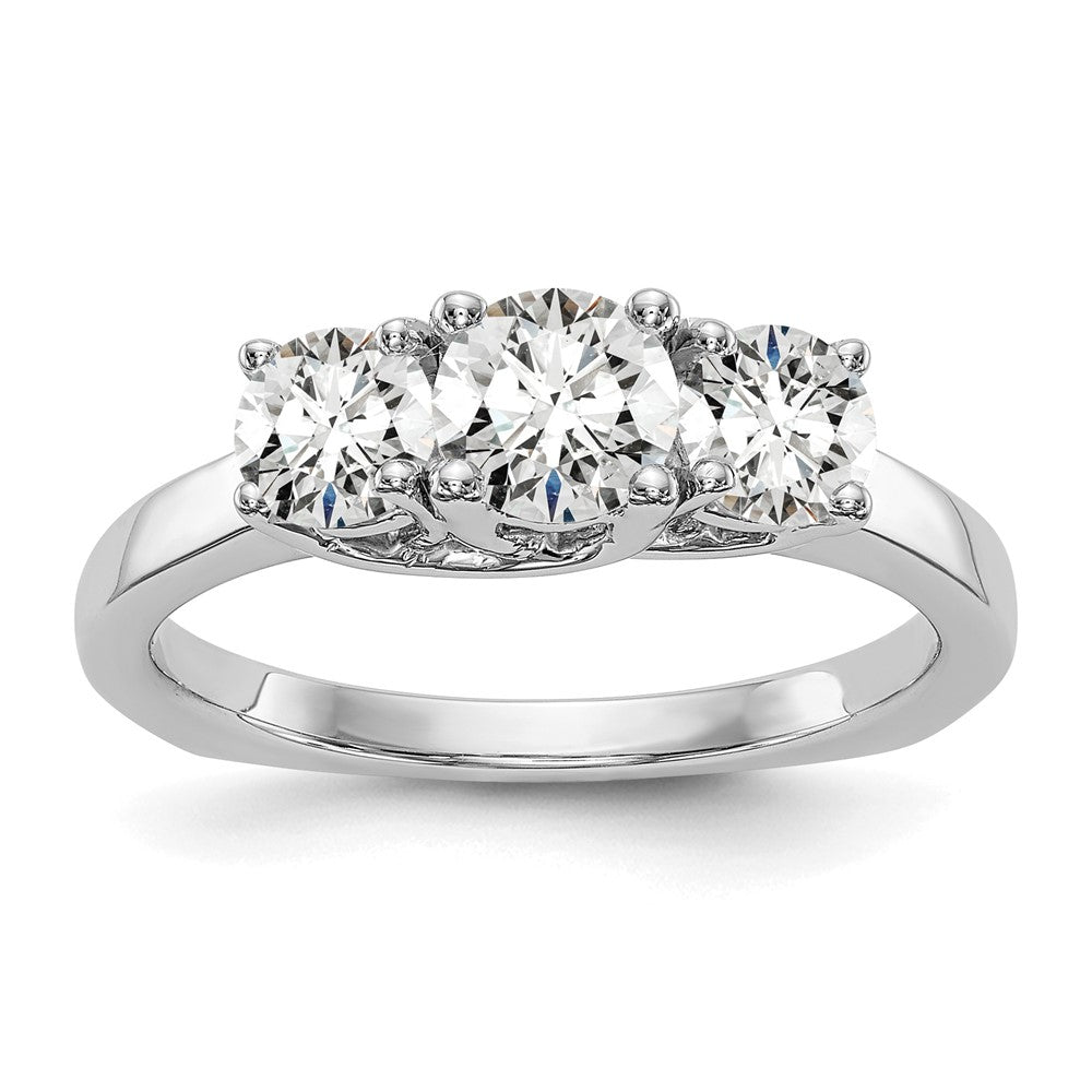 3 Stone Semi-Mount Engagement Rings