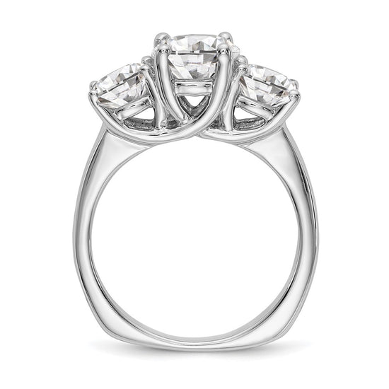 3 Stone Semi-Mount Engagement Rings