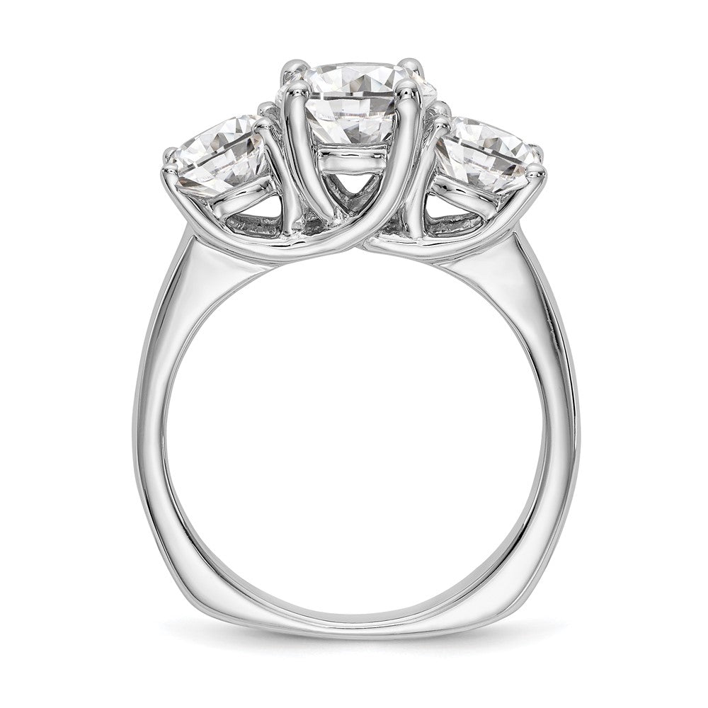 3 Stone Semi-Mount Engagement Rings