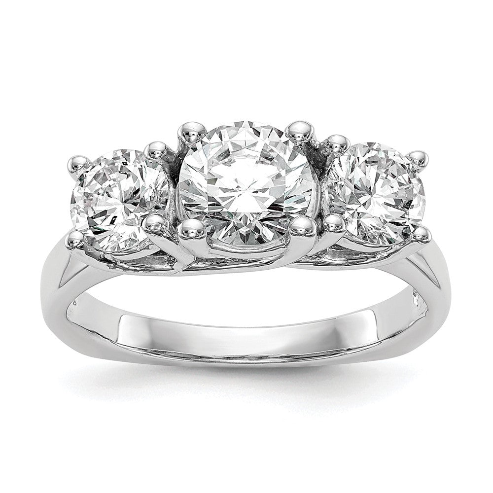 3 Stone Semi-Mount Engagement Rings