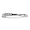 14K White Gold Diamond Wedding Band