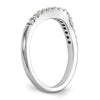 14K White Gold Diamond Wedding Band
