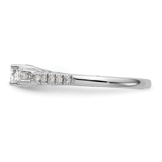 3 Stone Diamond Semi-Mount Engagement Rings