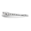 3 Stone Diamond Semi-Mount Engagement Rings