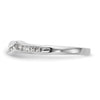 14k White Gold 1/5 carat Lab Grown Diamond VS/SI+ G+ Complete Wedding Band