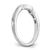 14k White Gold 1/5 carat Lab Grown Diamond VS/SI+ G+ Complete Wedding Band
