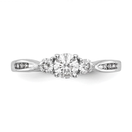 3 Stone Diamond Engagement Rings