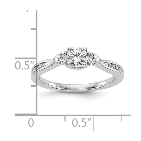 3 Stone Diamond Engagement Rings