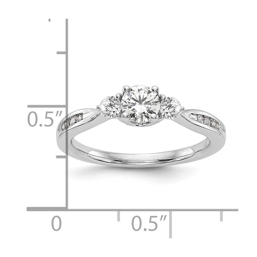 3 Stone Diamond Engagement Rings