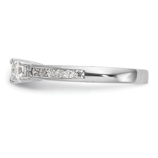 3 Stone Diamond Semi-Mount Engagement Rings