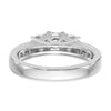 3 Stone Diamond Semi-Mount Engagement Rings