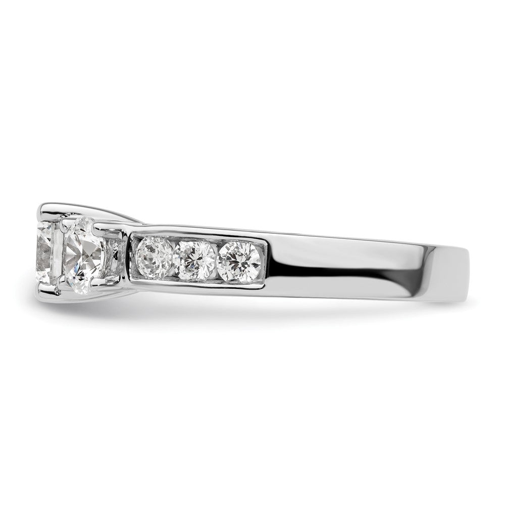 3 Stone Diamond Semi-Mount Engagement Rings